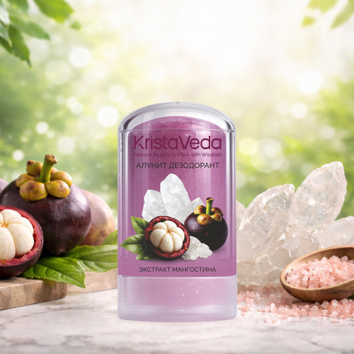 АЛУНИТ ДЕЗОДОРАНТ Мангостин KRISTAVEDA