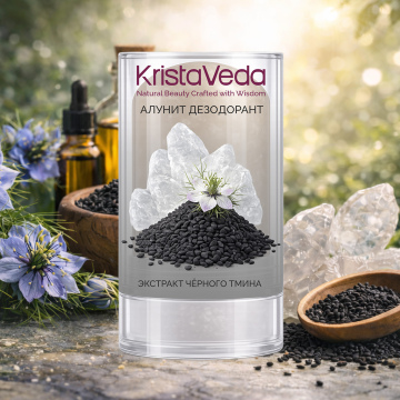 АЛУНИТ ДЕЗОДОРАНТ  Чёрный тмин KRISTAVEDA