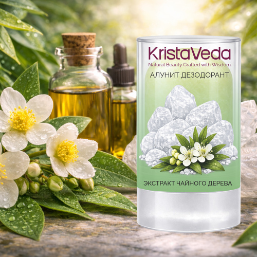 АЛУНИТ ДЕЗОДОРАНТ Чайное дерево KRISTAVEDA