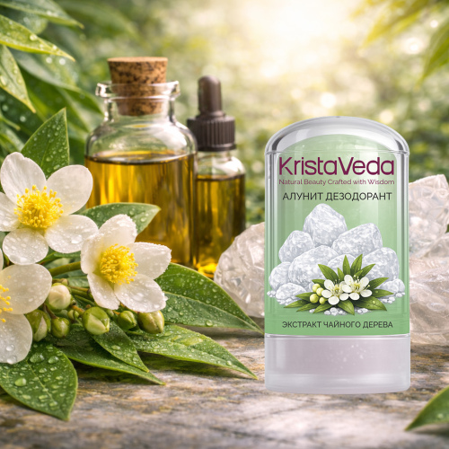АЛУНИТ ДЕЗОДОРАНТ Чайное дерево KRISTAVEDA