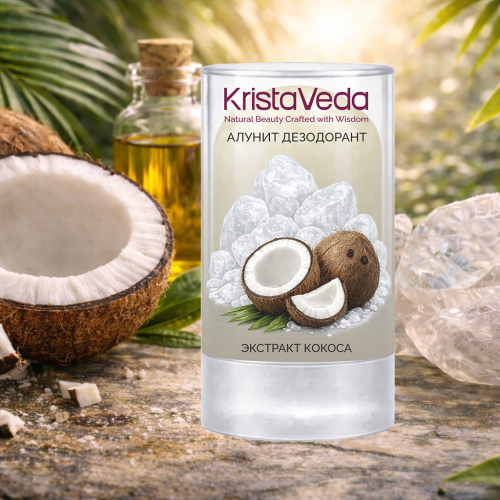 АЛУНИТ ДЕЗОДОРАНТ Кокос KRISTAVEDA